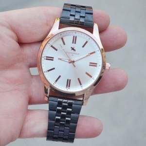 Siyah Metal Kordon Erkek Saati 3524