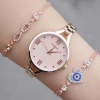 Rosegold Metal Kordon Kadın Saat Kombini 1224
