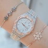Silver Rose Metal Kordon Kadın Saat Kombini 1518