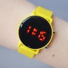 Sarı Silikon Kordon Dijital Kadın Saati 1829