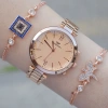 Rosegold Metal Kordon Kadın Saat Kombini 1963