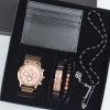 Cüzdanlı Tespihli Erkek Saat Seti 2079