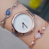 Silver Rose Hasır Kordon Kadın Saat Kombini 9249