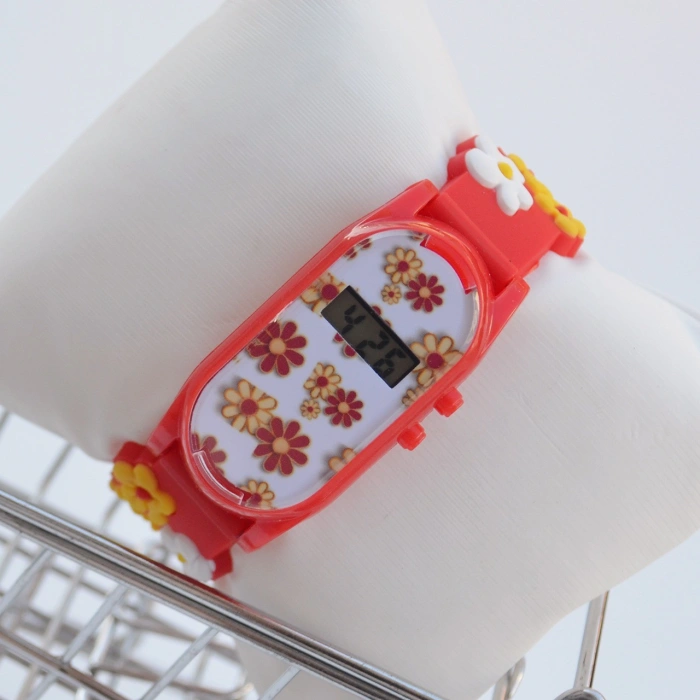 Kırmızı Dijital Çocuk Saati 1856