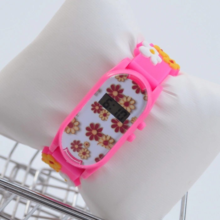 Pembe Dijital Çocuk Saati 1857
