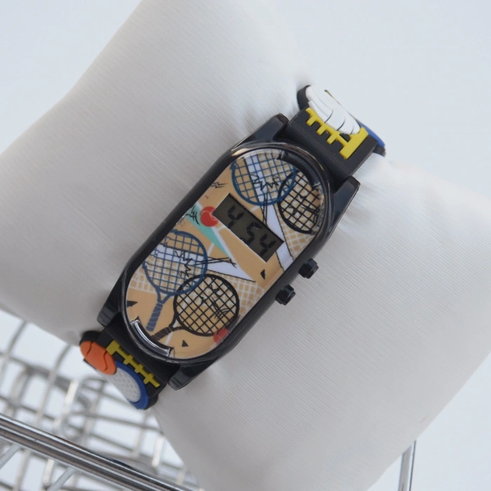 Siyah Dijital Çocuk Saati 1860