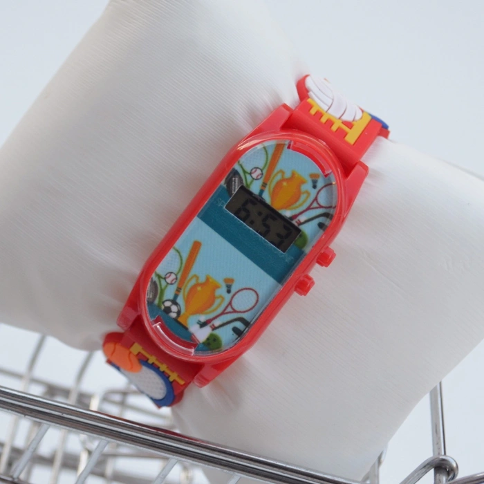 Kırmızı Dijital Çocuk Saati 1862