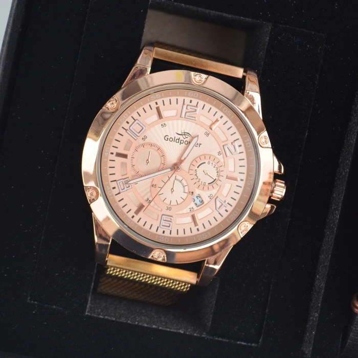 Cüzdanlı Tespihli Erkek Saat Seti 2084