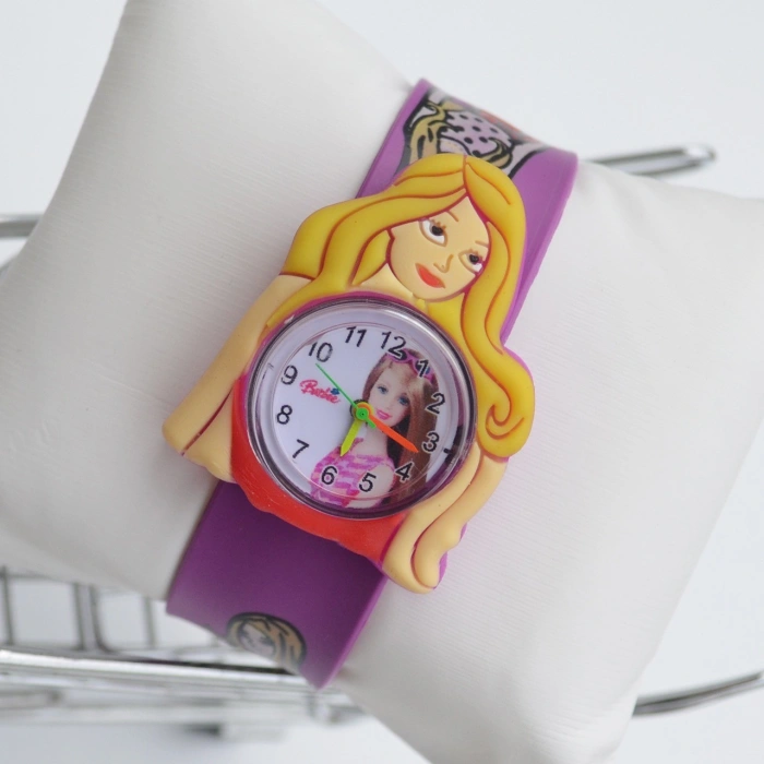 Mor Kız Çocuk Saati 8135