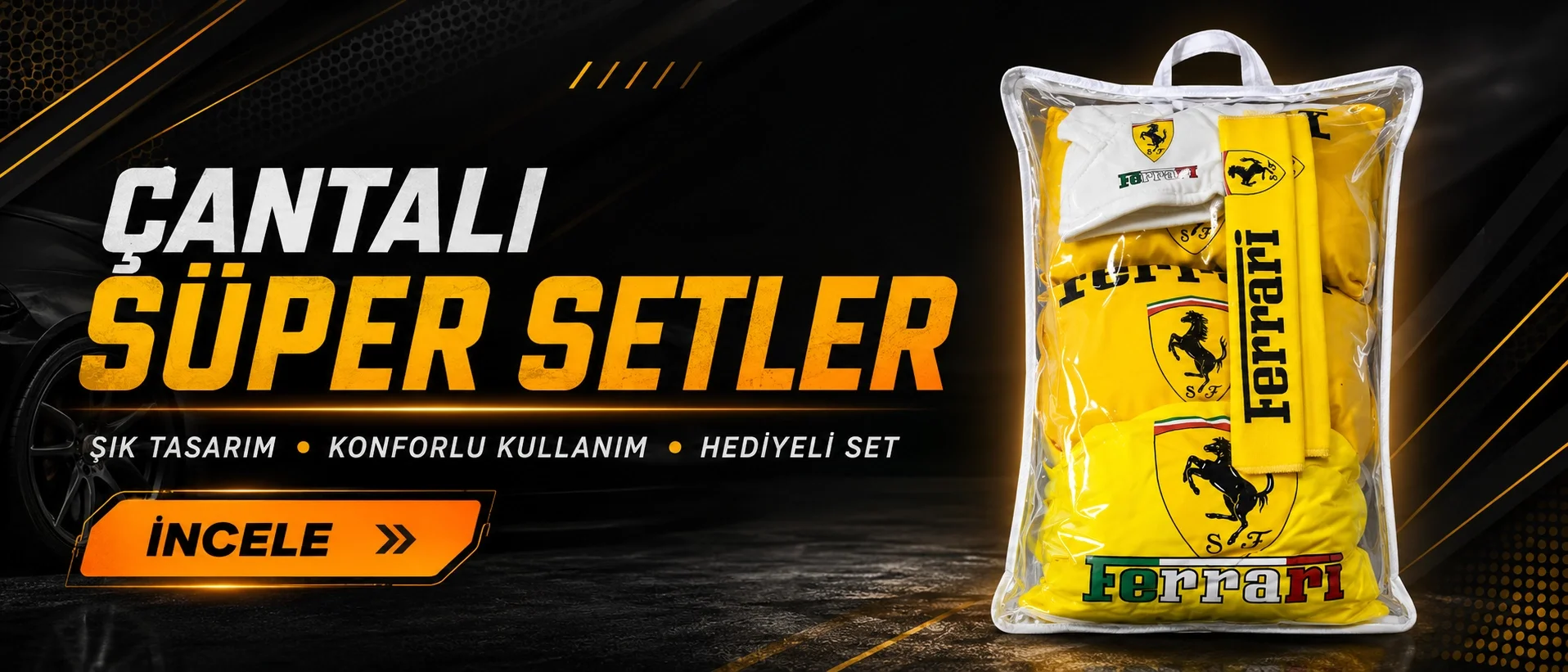 Simika Tuning çantalı servis kılıf süper set