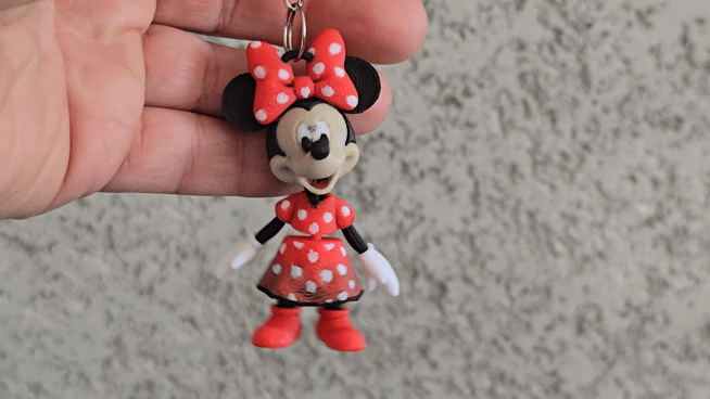 MINNIE MOUSE zincirli ayna Alti Süs