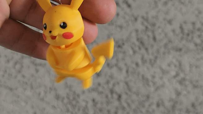 PİKACHU zincirli ayna Alti Süs
