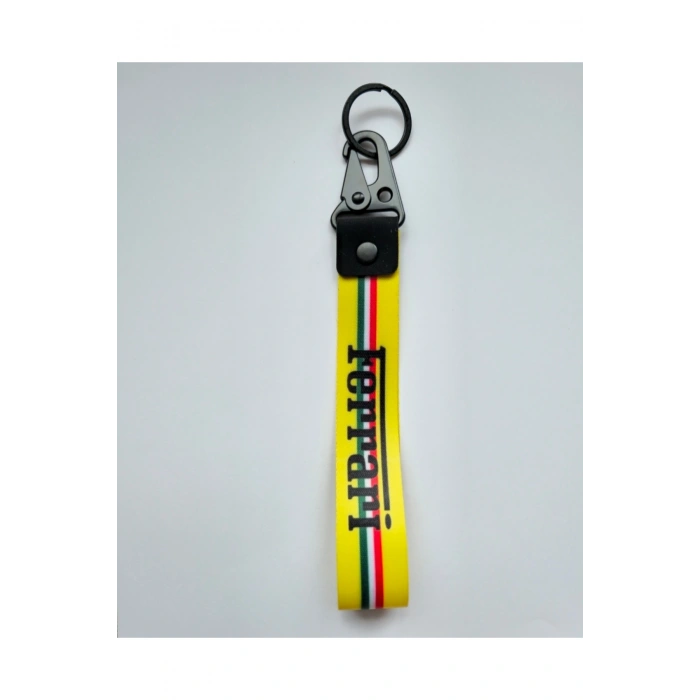 Bez Oto-moto Kumaş Anahtarlık Kaliteli Aksesuar 19cm Cift Taraflı Baskı