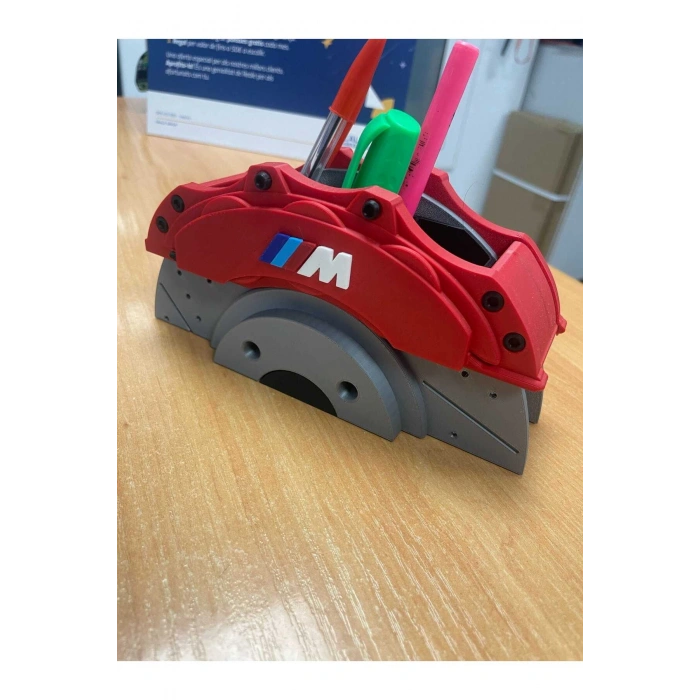 BMW 3M Tasarımlı Spor Araba Kaliper modeli Kalemlik - 3d baskı Masaüstü Düzenleyici