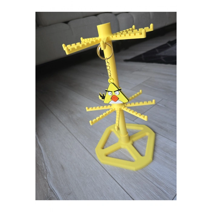 Anahtarlık Standı 2 Katlı Dönen /Organizer_Düzenleyici(112 adet anahtar asabilirsiniz)