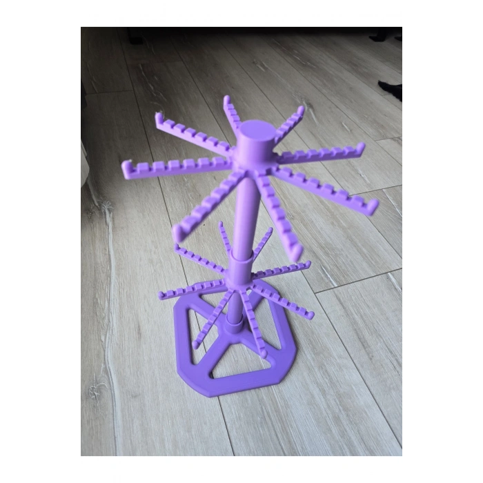 Anahtarlık Standı Renkli 2 katlı Dönen/takı Organizer