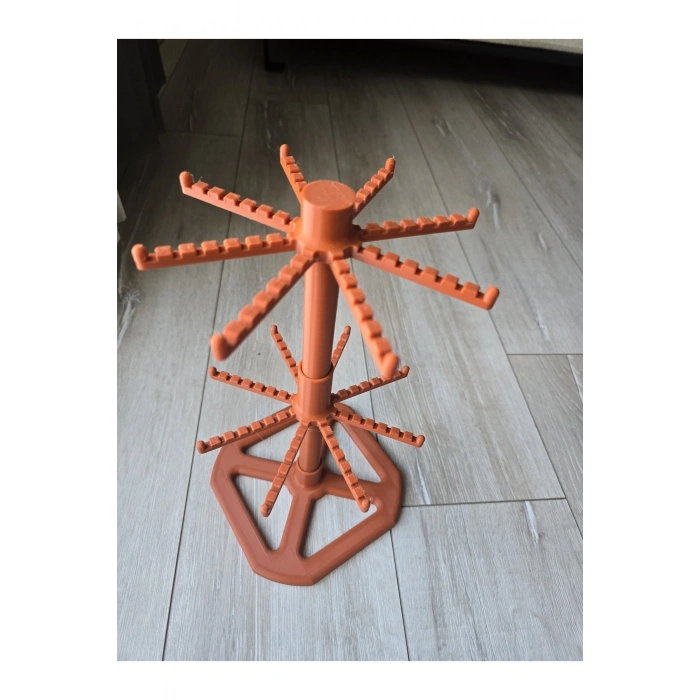 Anahtarlık Standı Renkli 2 katlı Dönen/Organizer_Düzenleyici