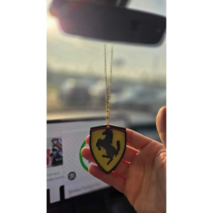 Ferrari Dikiz Aynası Süsü Zincirli