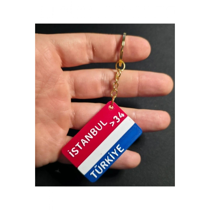 İSTANBUL Şehir İl Plakalık Anahtarlık