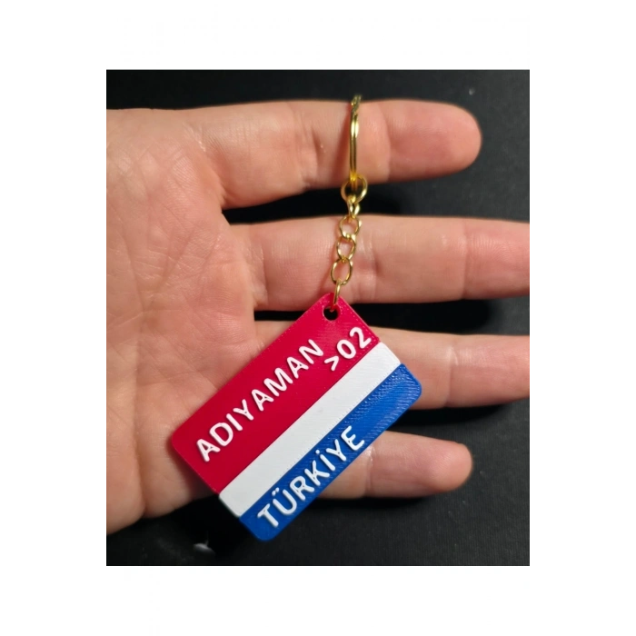 ADIYAMAN Şehir İl Plakalık Anahtarlık