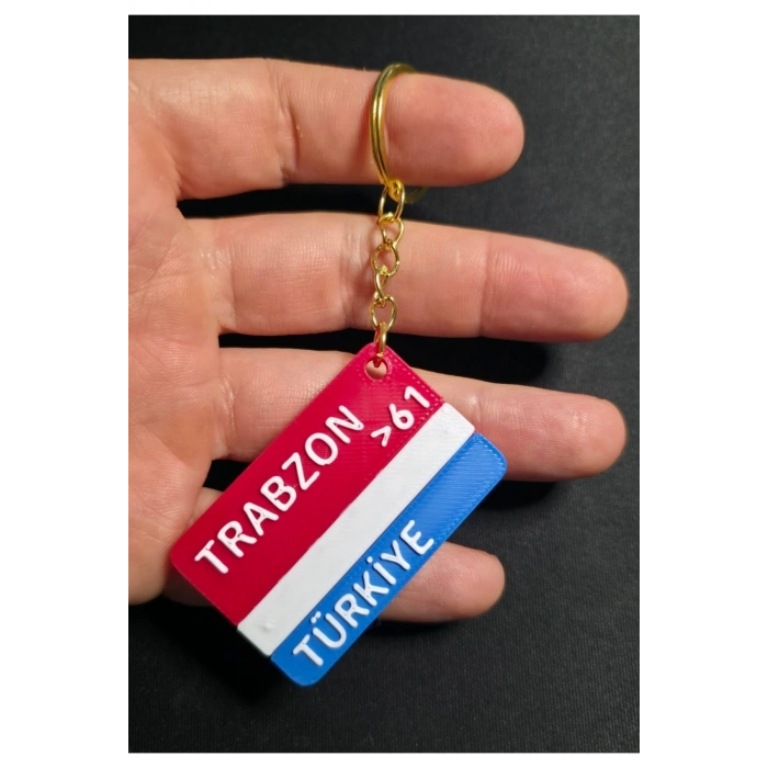 TRABZON Şehir İl Plakalık Anahtarlık