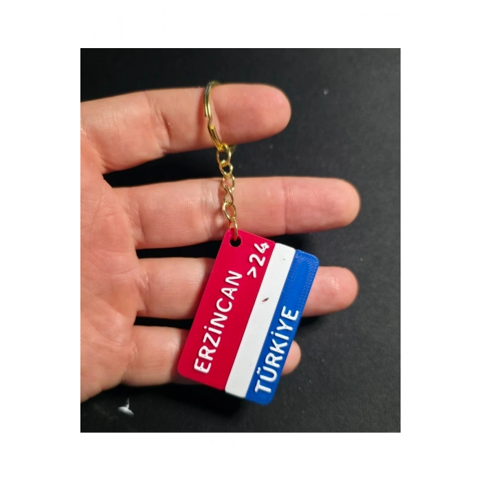 ERZİNCAN Şehir İl Plakalık Anahtarlık