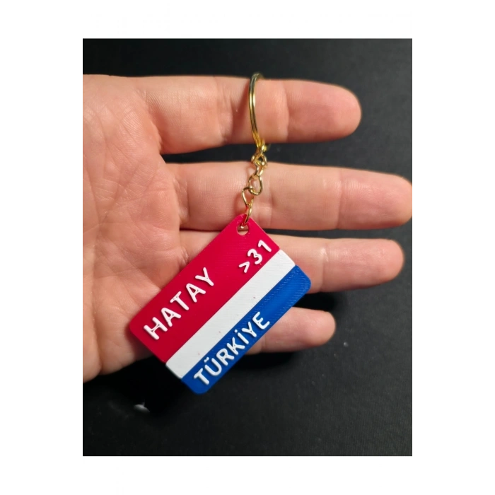 HATAY Şehir İl Plakalık Anahtarlık