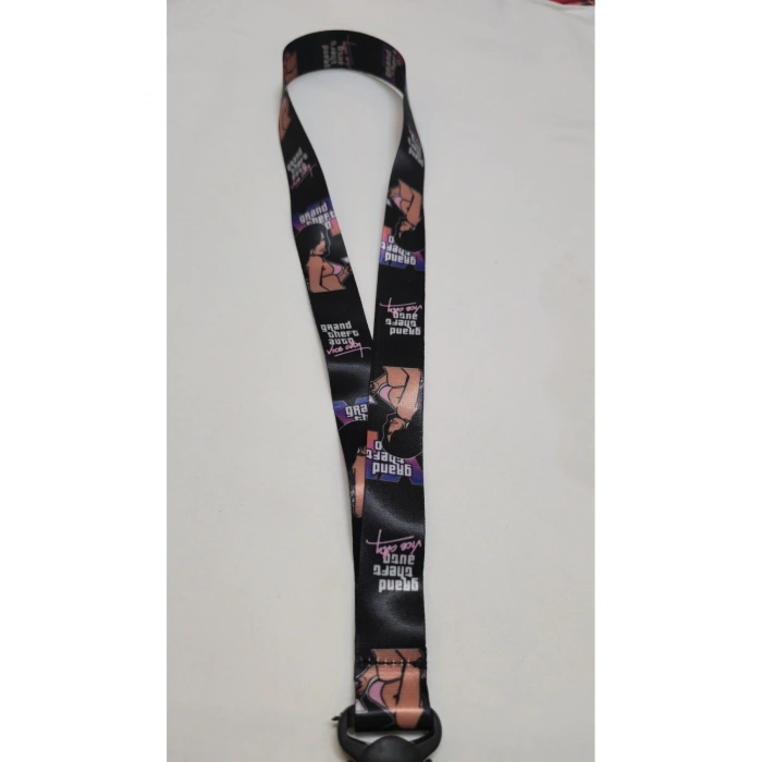 Vice city Boyun Askı İpi, Kancalı Oto Kumaş Anahtarlık, Otomobil Ayna İp