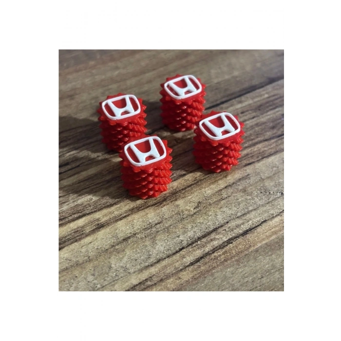 Honda Kırmızı Sibop kapağı 4lü