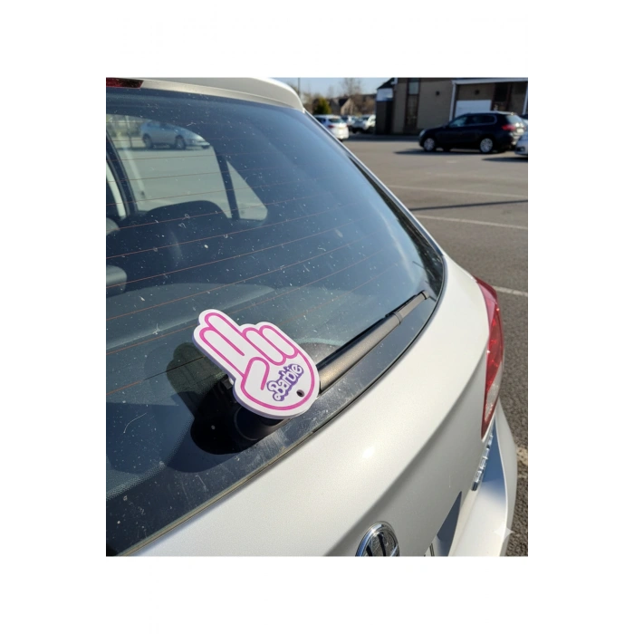 BBS JDM El Arka Silecek El Sallama Plastik Aparat 3d Kaliteli Aksesuar Büyük Boy