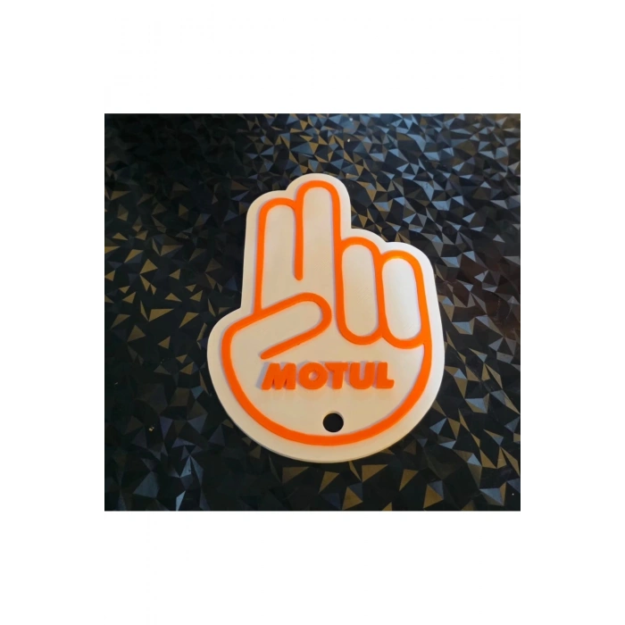 MOTUL JDM El Arka Silecek El Sallama Plastik Aparat 3d Kaliteli Aksesuar Büyük Boy