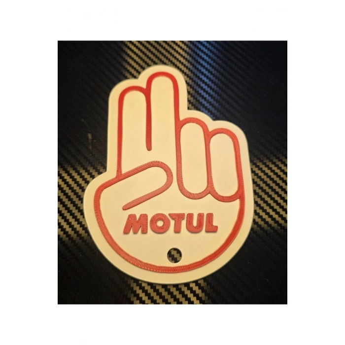 MOTUL JDM El Arka Silecek El Sallama Plastik Aparat 3d Kaliteli Aksesuar Büyük Boy