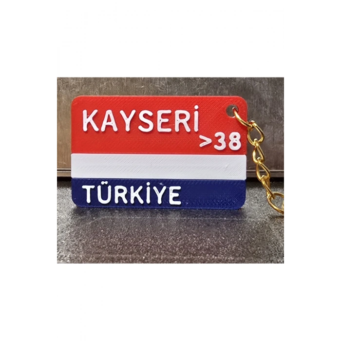 KAYSERİ PLAKA ANAHTARLIK