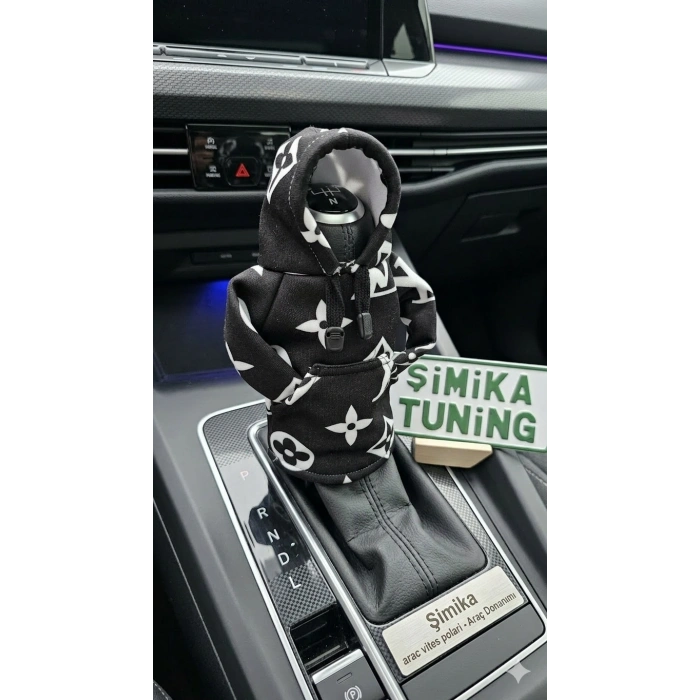 LV DESEN OTOMOBİL POLAR VİTES TOPUZU KILIFI HOODİE VİTES TOPUZ KIYAFETİ