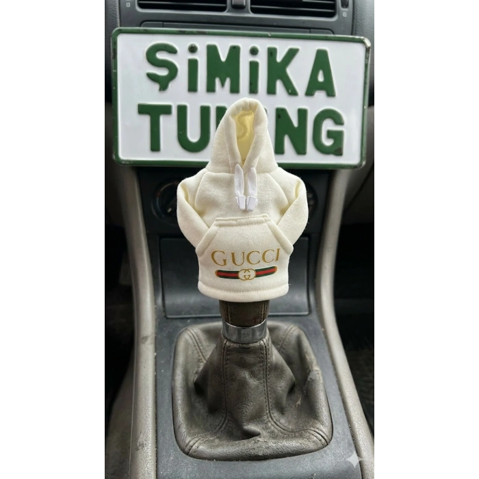 BEYAZ OTOMOBİL VİTES POLARI HOODİE ARAÇ VİTES TOPUZU KIYAFETİ ARAÇ VİTES TOPUZU SWEAT