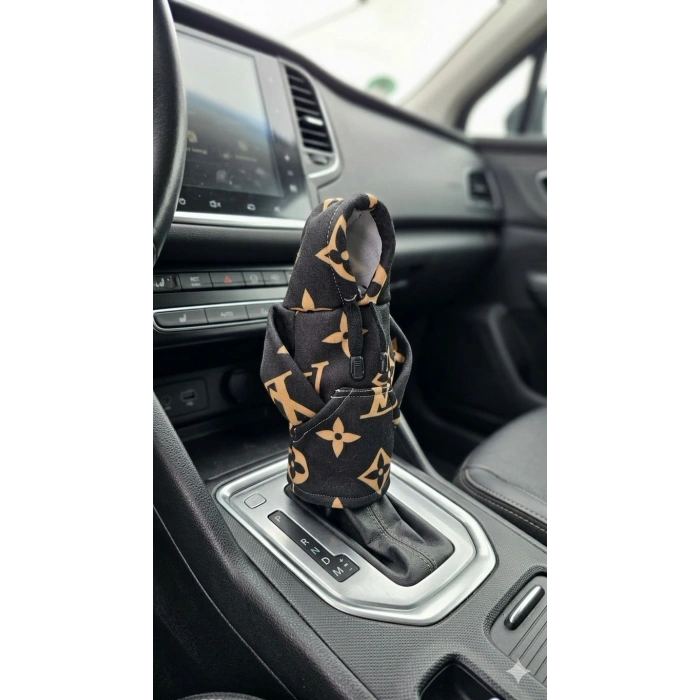 SİYAH OTOMOBİL İÇİ POLAR VİTES TOPUZU KILIFI HOODİE VİTES TOPUZ SWEAT KIYAFET VİTES POLAR