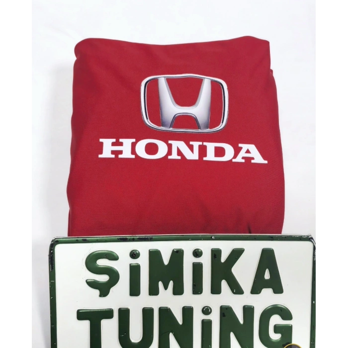 HONDA KIRMIZI OTO ÖN ARKA KILIF 4 PARÇA (ARKA 2 PARCA LOGOLU)LİKRALI ESNEK TÜM ARAÇ MODELLERİNE UYUM SAĞLAR ÜNİVERSAL
