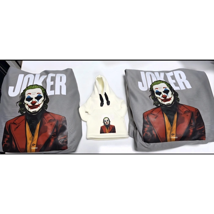 JOKER GRİ OTO SERVİS KILIFI ÖN VE ARKA 4PARÇA (ARKA LOGOLU) VİTES POLAR KILIF HEDİYELİ