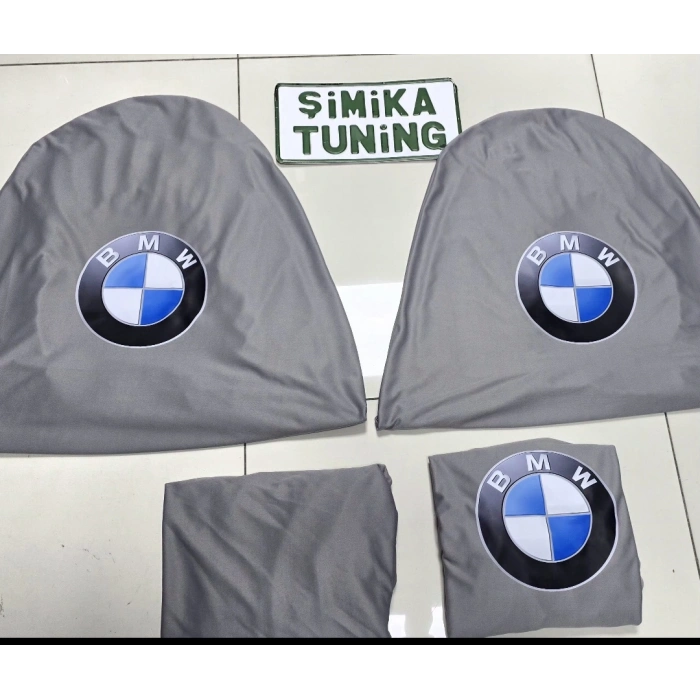 BMW GRİ OTO SERVİS KILIFI ÖN ARKA KILIF 4 PARÇA(ARKA 2 PARCA LOGOLU) ESNEK LİKRALI 1.KALİTE YIKANABİLİR HER ARACA UYUMLU ÜNİVERSAL