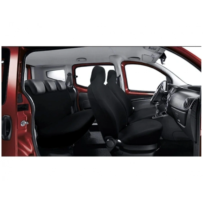 Honda Siyah Otomobil Servis Kılıfı 1.kalite Penye kumaş Ön Arka takım 4 parça (Arka logolu) yikanabilir esnek likrali kumaş