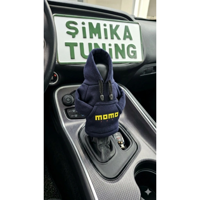 MOMO BASKILI OTOMOBİL VİTES POLARI - HOODİE VİTES TOPUZ KIYAFETİ _POLAR VİTES TOPUZU KILIFI