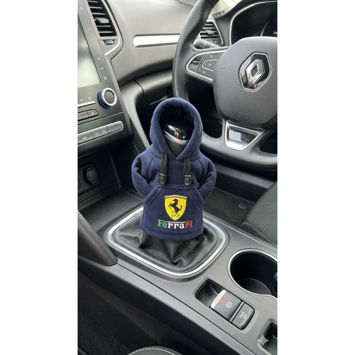 FERRARİ DEKOR OTOMOBİL VİTES POLARI - HOODİE VİTES TOPUZ KIYAFETİ - POLAR VİTES TOPUZU KILIFI