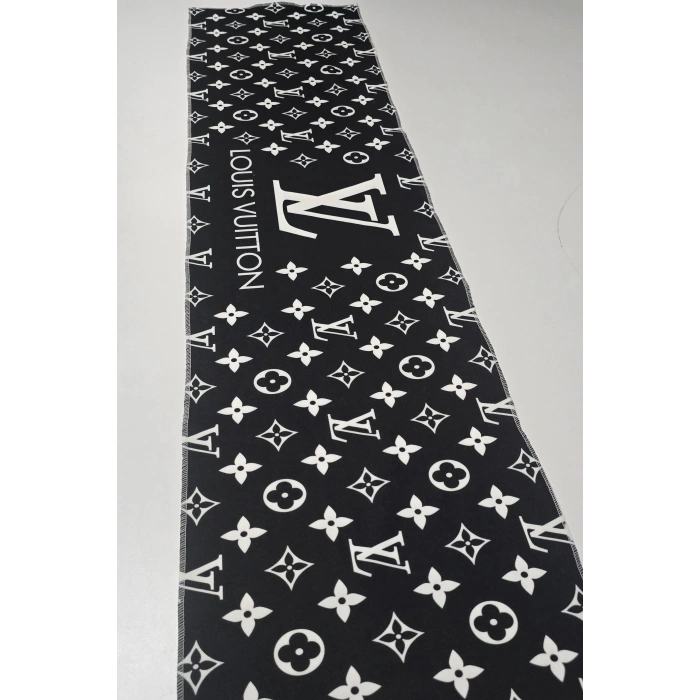 LV DESEN OTOMOBİL DEKOR TORPİDO HAVLUSU(KUMAŞ ANAHTARLIK HEDİYELİ) SİYAH KAYMAZ GÖĞÜS HALISI ÜNİVERSAL YIKANABİLİR