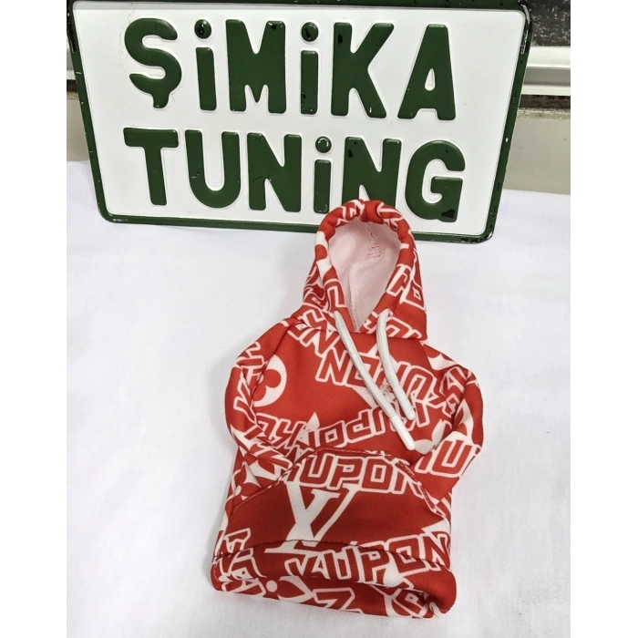 KUPON KIRMIZI OTOMOBİL VİTES POLARI HOODİE ARAÇ VİTES TOPUZU KIYAFETİ ARAÇ VİTES TOPUZU