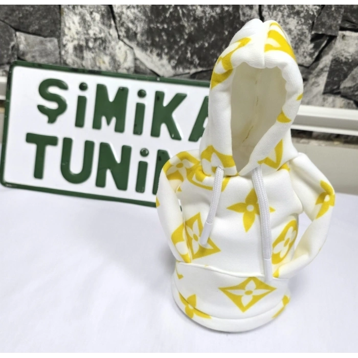 LV DESEN OTOMOBİL POLAR VİTES TOPUZU KILIFI HOODİE VİTES TOPUZ KIYAFETİ