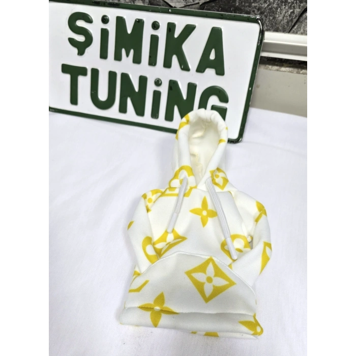 LV DESEN OTOMOBİL POLAR VİTES TOPUZU KILIFI HOODİE VİTES TOPUZ KIYAFETİ