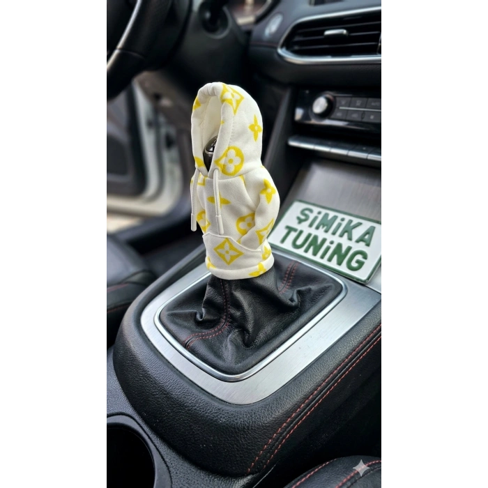 LV DESEN OTOMOBİL POLAR VİTES TOPUZU KILIFI HOODİE VİTES TOPUZ KIYAFETİ