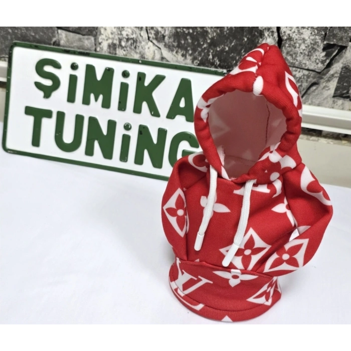 LV DESEN OTOMOBİL POLAR VİTES TOPUZU KILIFI HOODİE VİTES TOPUZ KIYAFETİ