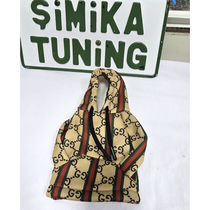 GUCCİ OTOMOBİL VİTES POLARI HOODİE ARAÇ VİTES TOPUZU KIYAFETİ ARAÇ VİTES TOPUZU SWEAT