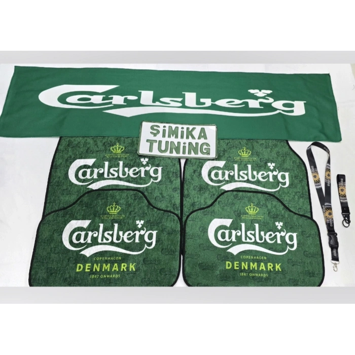 DEKOR OTOMOBİL TORPİDO HAVLUSU GÖĞÜS HALISI ve ÖN ARKA PASPAS TAKIMI - AYNA İPİ VE ANAHTARLIK HEDİYELİ